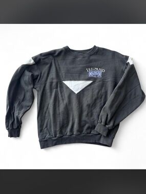 Ireland Crewneck Sweater with White Accents